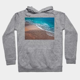 ocean and beach texture Hoodie